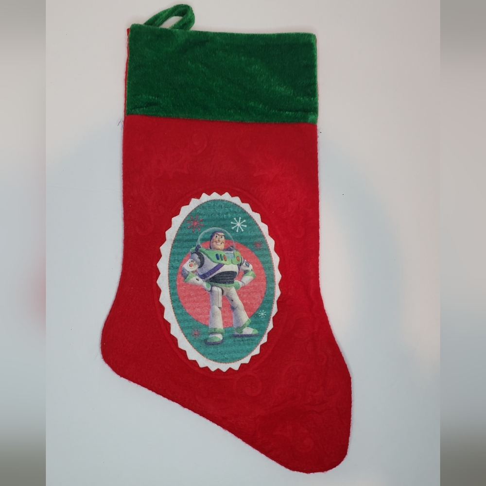 Disney Buzz Lightyear Christmas Stocking Toy Story Pixar Felt
